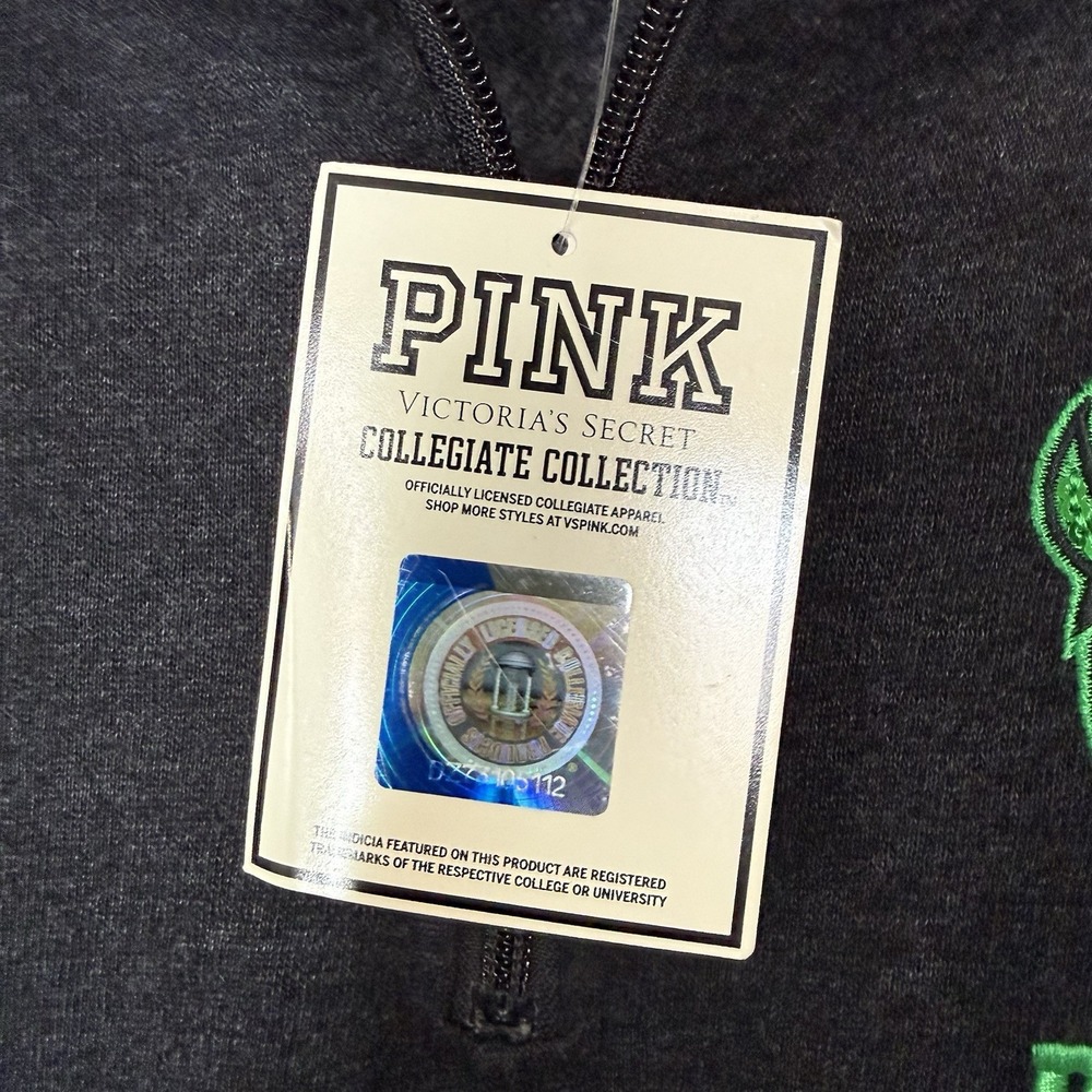 NWT Victoria's Secret PINK Marshall University XS Quarter 1/4 Zip Pullover - Picture 6 of 10